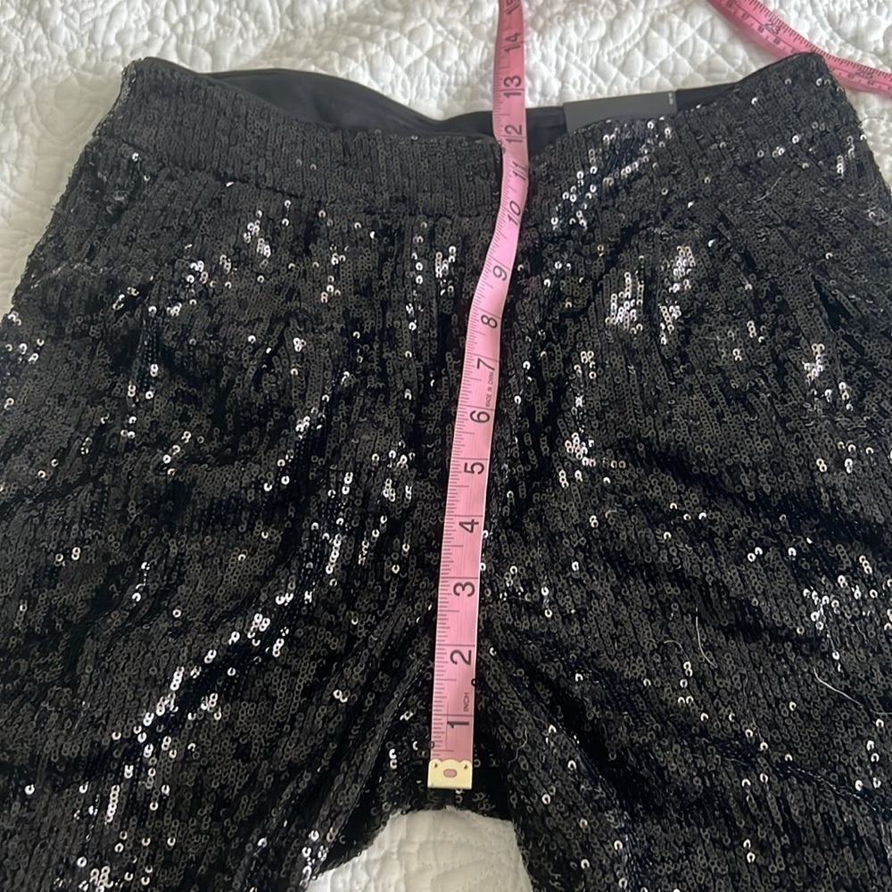 Express Cropped High Rise Sequin Pants - Picture 5 of 12